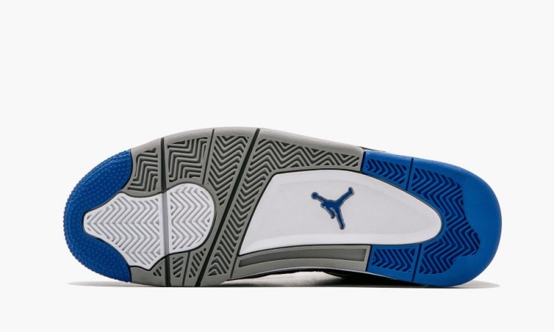 Nike Air Jordan 4 Retro 'Alternate Motorsports' Schoenen Heren Zwart Koningsblauw Zilver Nederland | 083674-AZB