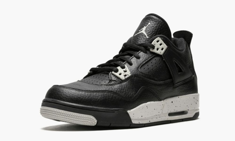 Nike Air Jordan 4 Retro BG 'Oreo' Schoenen Kinderen Zwart Grijs Zwart Nederland | 431570-SOP