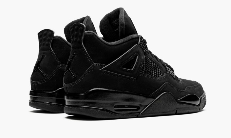 Nike Air Jordan 4 Retro 'Black Cat 2020' Schoenen Heren Zwart Zwart Diepgrijs Nederland | 786523-QZD