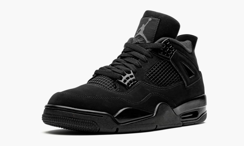 Nike Air Jordan 4 Retro 'Black Cat 2020' Schoenen Heren Zwart Zwart Diepgrijs Nederland | 786523-QZD