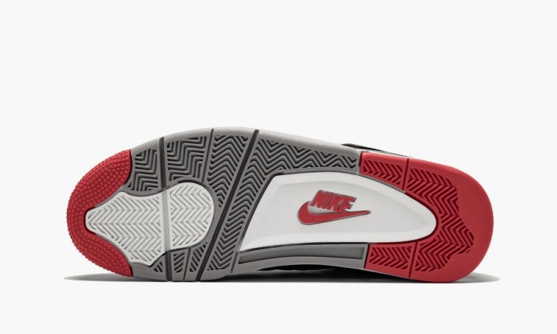 Nike Air Jordan 4 Retro 'Bred 2019 Release' Schoenen Heren Zwart Grijs Wit Nederland | 304526-TZB