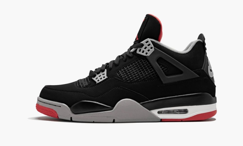 Nike Air Jordan 4 Retro \'Bred 2019 Release\' Schoenen Heren Zwart Grijs Wit Nederland | 304526-TZB