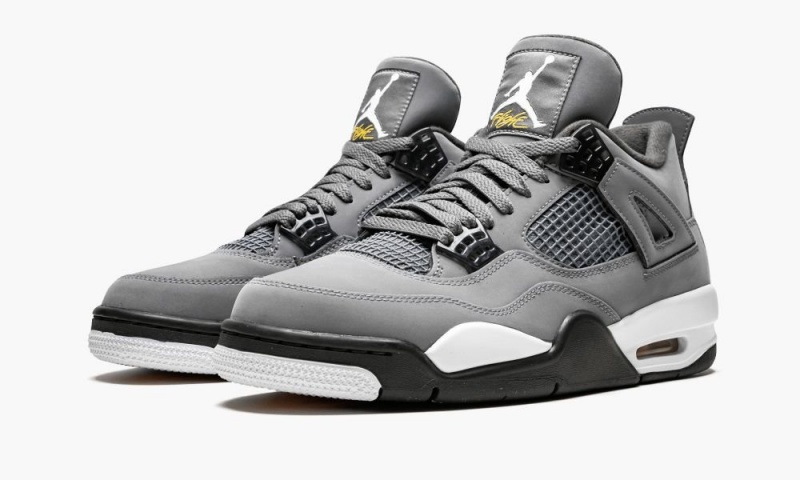 Nike Air Jordan 4 Retro 'Cool Grey' Schoenen Heren Grijs Donkergrijs Nederland | 659847-SIF