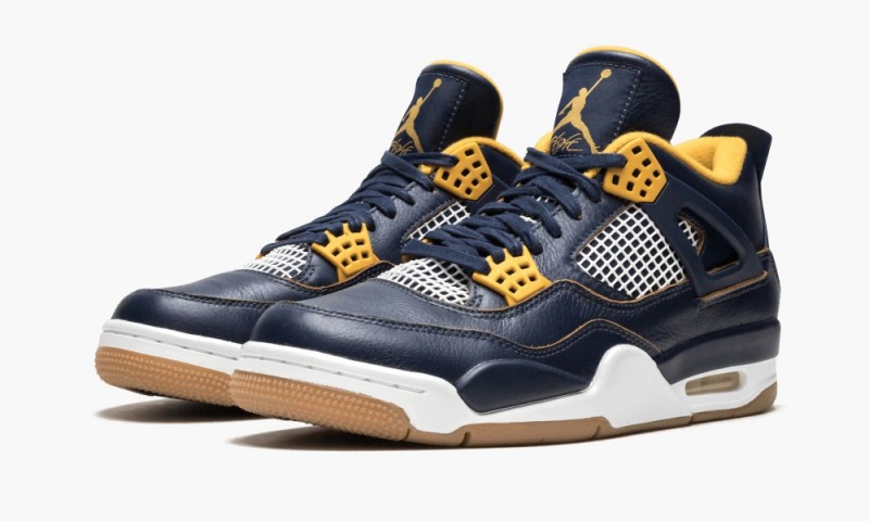 Nike Air Jordan 4 Retro 'Dunk From Above' Schoenen Heren Donkerblauw Nederland | 178029-ZGO