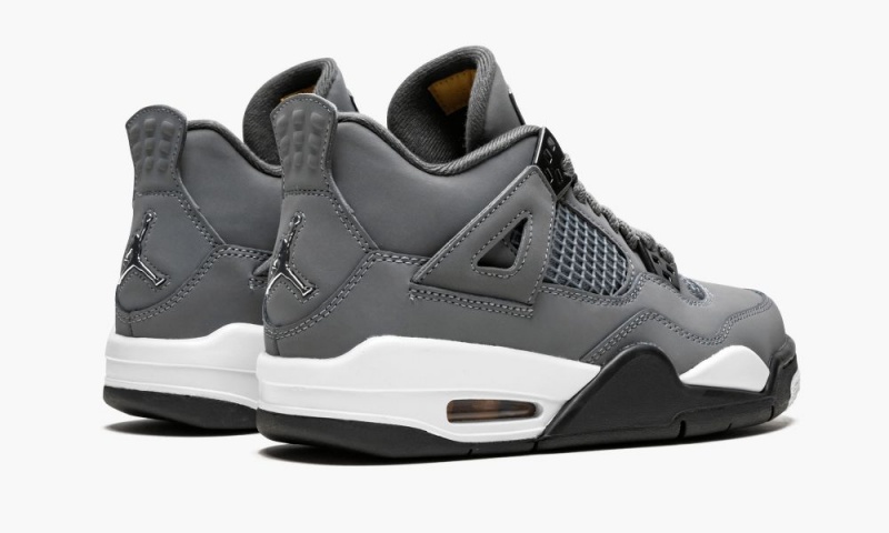 Nike Air Jordan 4 Retro GS 'COOL GREY' Schoenen Kinderen Grijs Donkergrijs Nederland | 186430-AFB