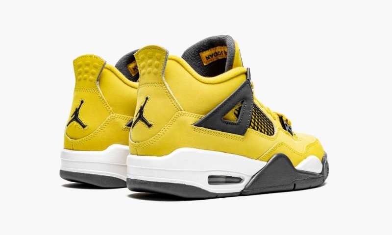 Nike Air Jordan 4 Retro GS 'Lightning 2021' Schoenen Kinderen Geel Donkerblauw Grijs Nederland | 387950-EBS