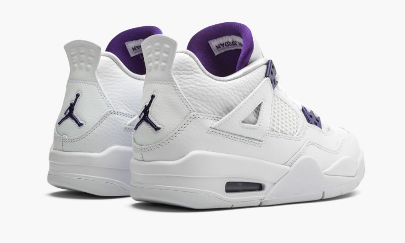 Nike Air Jordan 4 Retro GS 'Metallic Pack - Purple' Schoenen Kinderen Wit Paars Metal Nederland | 496310-GNI