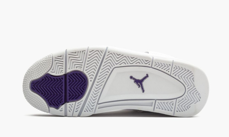 Nike Air Jordan 4 Retro GS 'Metallic Pack - Purple' Schoenen Kinderen Wit Paars Metal Nederland | 496310-GNI