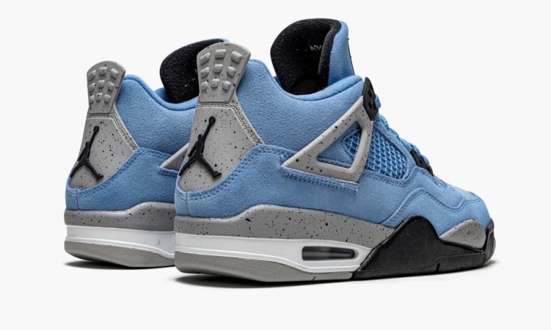 Nike Air Jordan 4 Retro GS 'University Blue' Schoenen Kinderen Blauw Zwart Nederland | 235198-KJH
