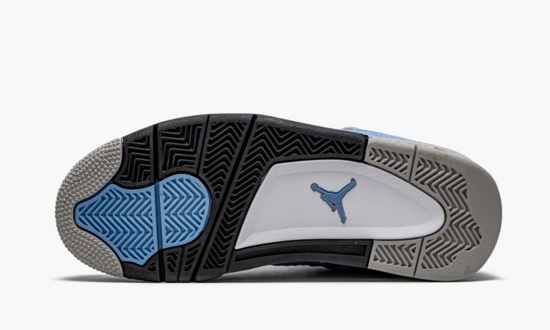 Nike Air Jordan 4 Retro GS 'University Blue' Schoenen Kinderen Blauw Zwart Nederland | 235198-KJH