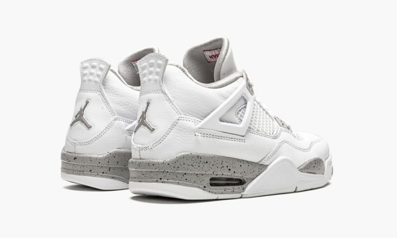 Nike Air Jordan 4 Retro GS 'White Oreo' Schoenen Kinderen Wit Grijs Zwart Rood Nederland | 437681-SRE