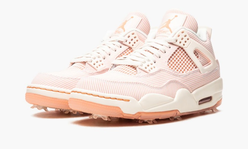Nike Air Jordan 4 Retro Golf 'Seersucker' Schoenen Heren Roze Nederland | 271038-PSK