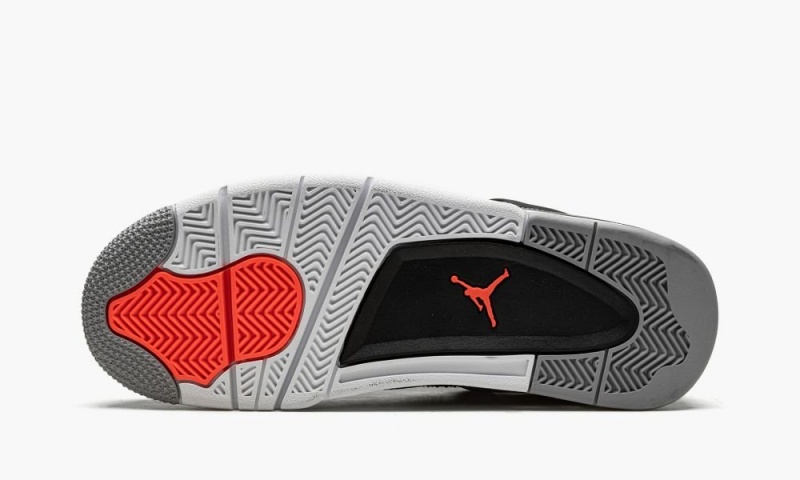 Nike Air Jordan 4 Retro 'Infrared' Schoenen Heren Donkergrijs Zwart Nederland | 857194-MZG
