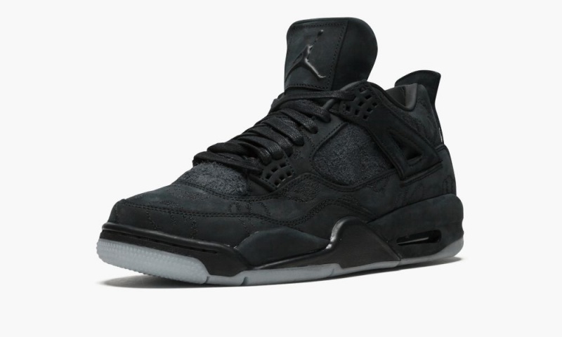 Nike Air Jordan 4 Retro 'Kaws - Black' Schoenen Heren Zwart Nederland | 492157-MKS
