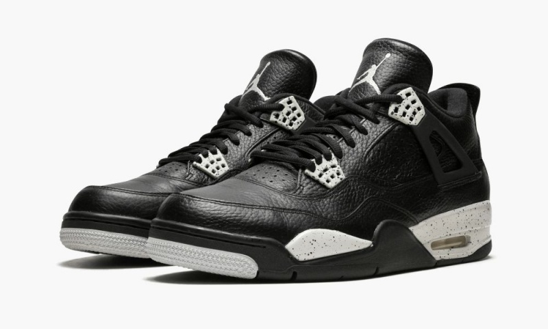 Nike Air Jordan 4 Retro LS 'Oreo' Schoenen Heren Zwart Grijs Zwart Nederland | 385412-HTR