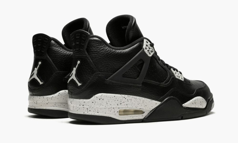 Nike Air Jordan 4 Retro LS 'Oreo' Schoenen Heren Zwart Grijs Zwart Nederland | 385412-HTR