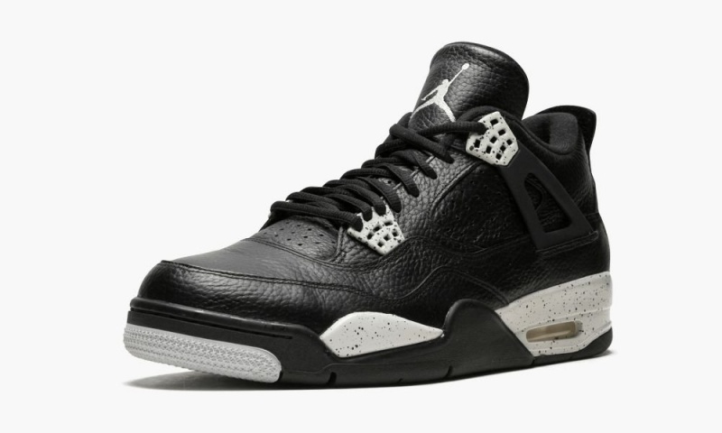 Nike Air Jordan 4 Retro LS 'Oreo' Schoenen Heren Zwart Grijs Zwart Nederland | 385412-HTR