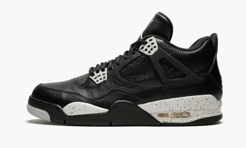 Nike Air Jordan 4 Retro LS \'Oreo\' Schoenen Heren Zwart Grijs Zwart Nederland | 385412-HTR