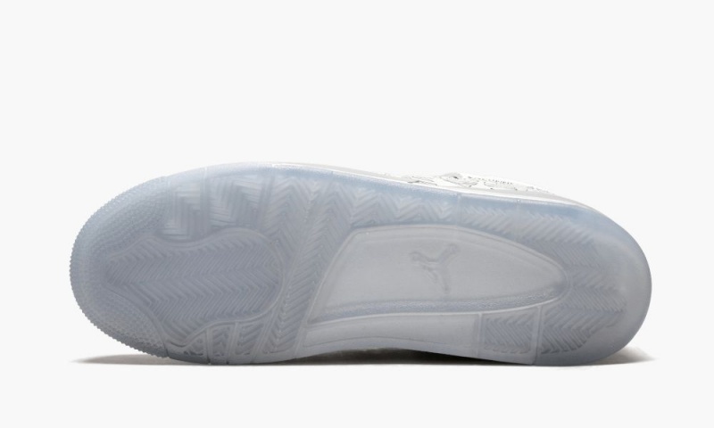 Nike Air Jordan 4 Retro Laser BG '30th Anniversary' Schoenen Kinderen Wit Metal Zilver Nederland | 745086-PAO