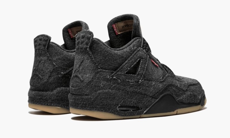Nike Air Jordan 4 Retro Levis NRG 'Black Levis' Schoenen Heren Zwart Nederland | 312084-JYT