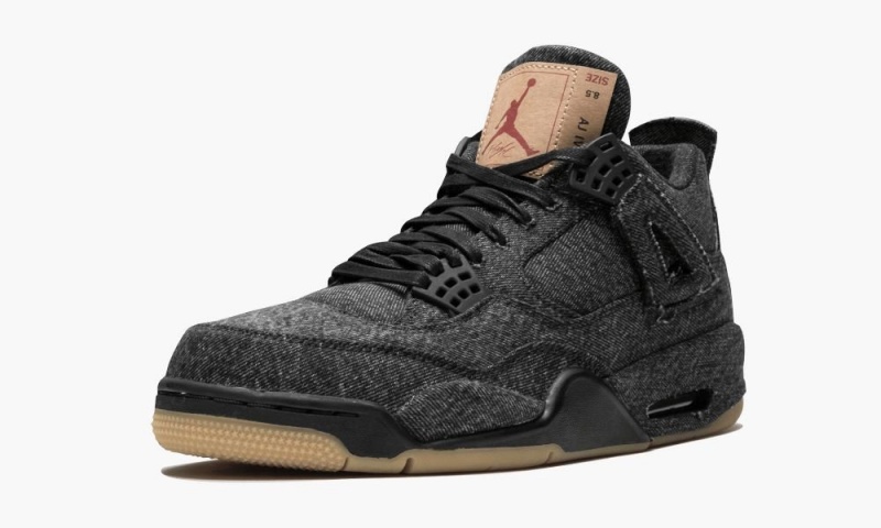 Nike Air Jordan 4 Retro Levis NRG 'Black Levis' Schoenen Heren Zwart Nederland | 312084-JYT