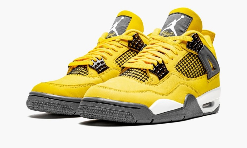 Nike Air Jordan 4 Retro 'Lightning 2021' Schoenen Heren Geel Gekleurd Nederland | 807654-XHV