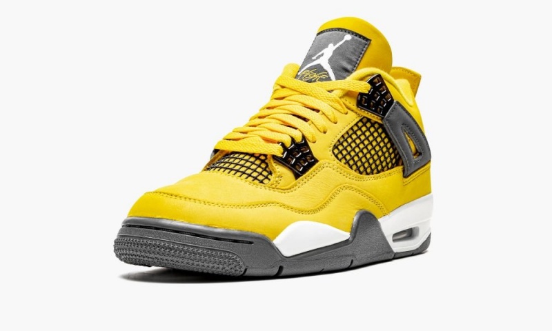 Nike Air Jordan 4 Retro 'Lightning 2021' Schoenen Heren Geel Gekleurd Nederland | 807654-XHV
