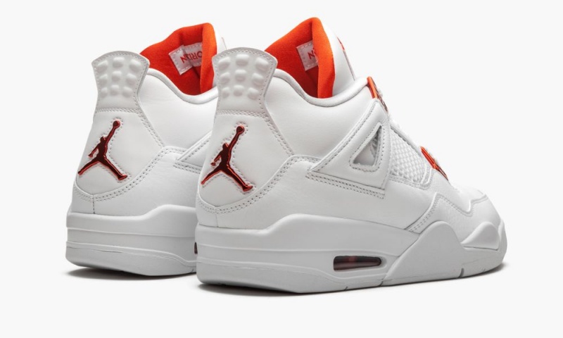 Nike Air Jordan 4 Retro 'Metallic Pack - Orange' Schoenen Heren Wit Oranje Metal Nederland | 290785-WVY