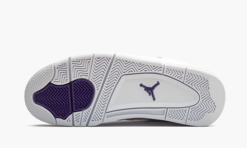 Nike Air Jordan 4 Retro 'Metallic Pack - Purple' Schoenen Heren Wit Metal Zilver Nederland | 748215-YOA