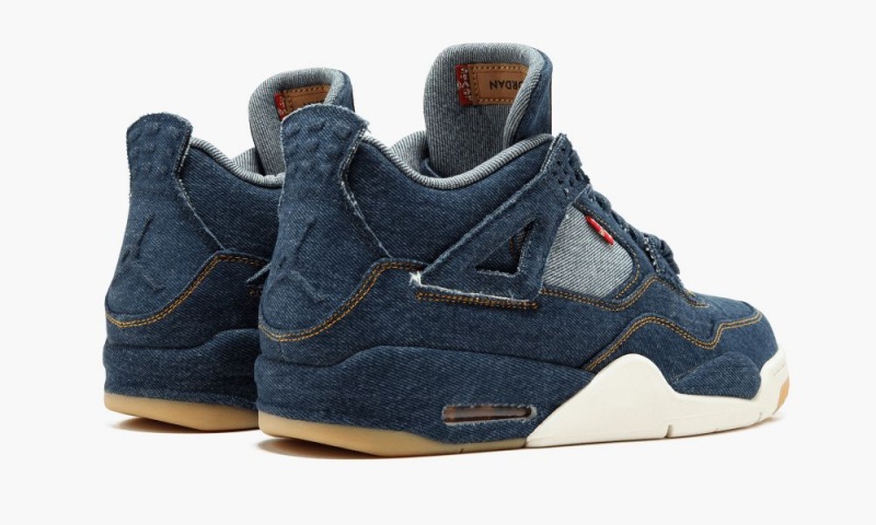 Nike Air Jordan 4 Retro NRG 'Levi's' Schoenen Heren Blauw Blauw Rood Nederland | 293746-HOE