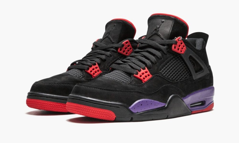 Nike Air Jordan 4 Retro NRG 'Raptors' Schoenen Heren Zwart Paars Nederland | 970624-FDW