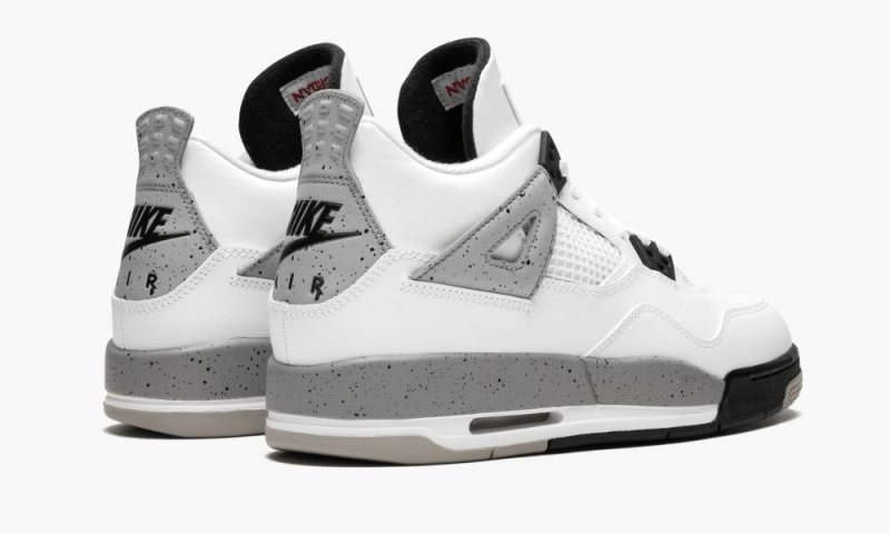 Nike Air Jordan 4 Retro OG BG Schoenen Kinderen Wit Rood Zwart Grijs Nederland | 790815-ALE