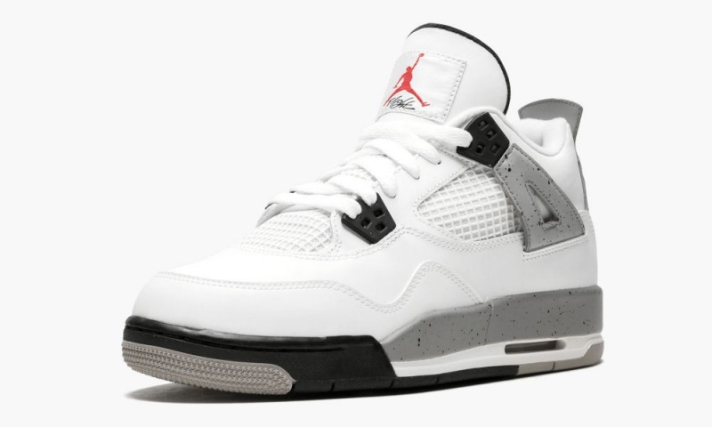Nike Air Jordan 4 Retro OG BG Schoenen Kinderen Wit Rood Zwart Grijs Nederland | 790815-ALE