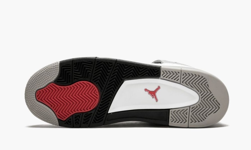 Nike Air Jordan 4 Retro OG BG Schoenen Kinderen Wit Rood Zwart Grijs Nederland | 790815-ALE