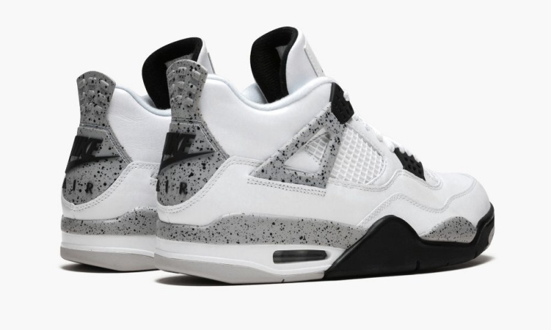 Nike Air Jordan 4 Retro OG 'White Cement' Schoenen Heren Wit Rood Zwart Grijs Nederland | 428619-IGY