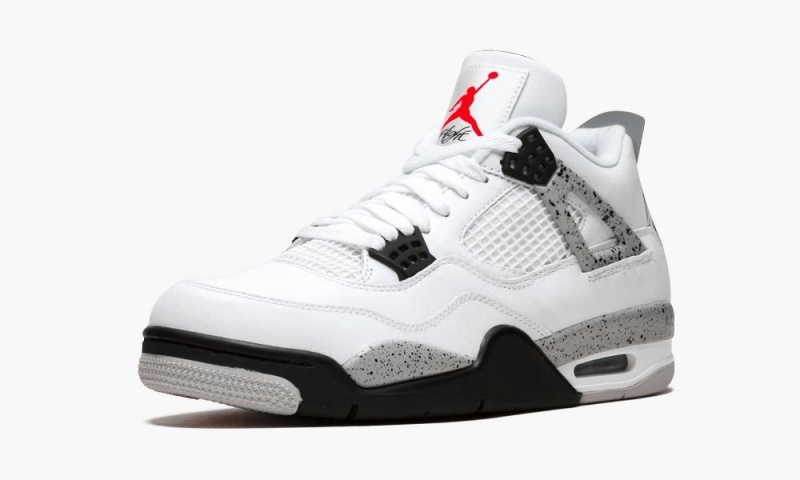 Nike Air Jordan 4 Retro OG 'White Cement' Schoenen Heren Wit Rood Zwart Grijs Nederland | 428619-IGY