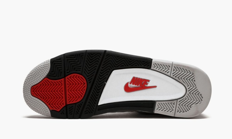 Nike Air Jordan 4 Retro OG 'White Cement' Schoenen Heren Wit Rood Zwart Grijs Nederland | 428619-IGY