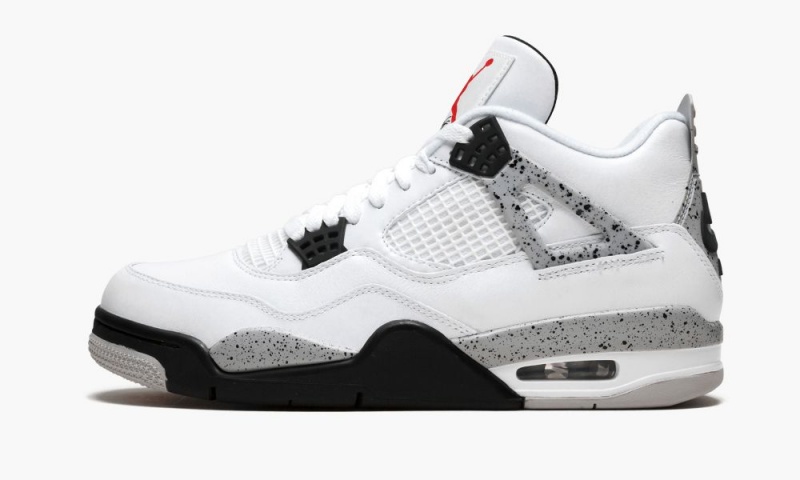 Nike Air Jordan 4 Retro OG \'White Cement\' Schoenen Heren Wit Rood Zwart Grijs Nederland | 428619-IGY