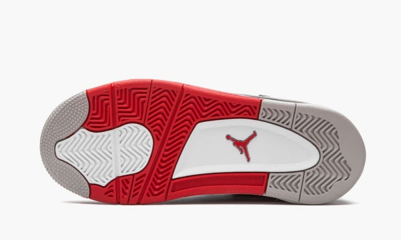 Nike Air Jordan 4 Retro (PS) 'Fire Red 2020' Schoenen Kinderen Wit Rood Zwart Grijs Nederland | 758943-LAO