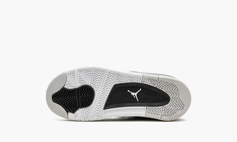 Nike Air Jordan 4 Retro PS 'Military Black' Schoenen Kinderen Wit Zwart Grijs Nederland | 712398-QNI
