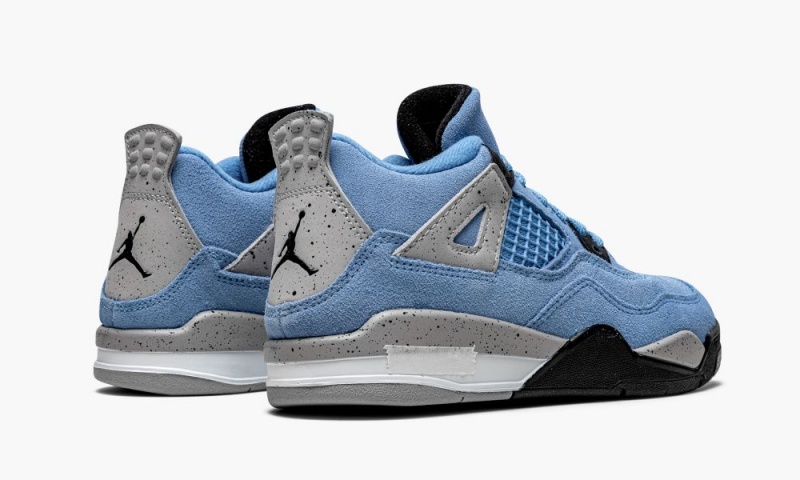 Nike Air Jordan 4 Retro PS 'University Blue' Schoenen Kinderen Blauw Zwart Nederland | 764018-FNR
