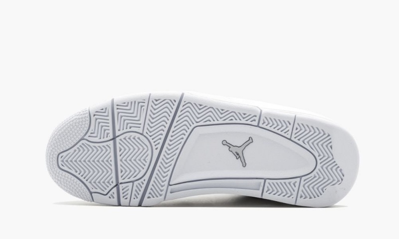 Nike Air Jordan 4 Retro 'Pure Money' Schoenen Heren Wit Metal Zilver Nederland | 735248-YTE