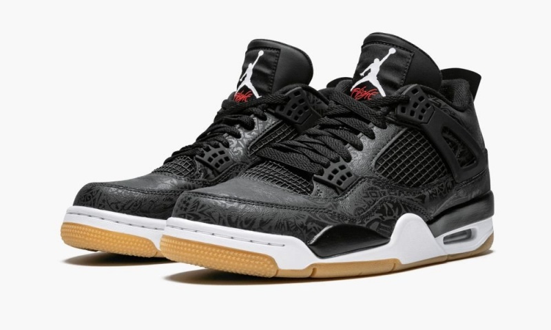 Nike Air Jordan 4 Retro SE 'Black Laser' Schoenen Heren Zwart Wit Lichtbruin Nederland | 587206-FDL