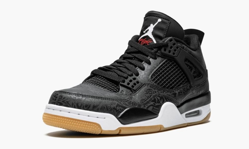 Nike Air Jordan 4 Retro SE 'Black Laser' Schoenen Heren Zwart Wit Lichtbruin Nederland | 587206-FDL