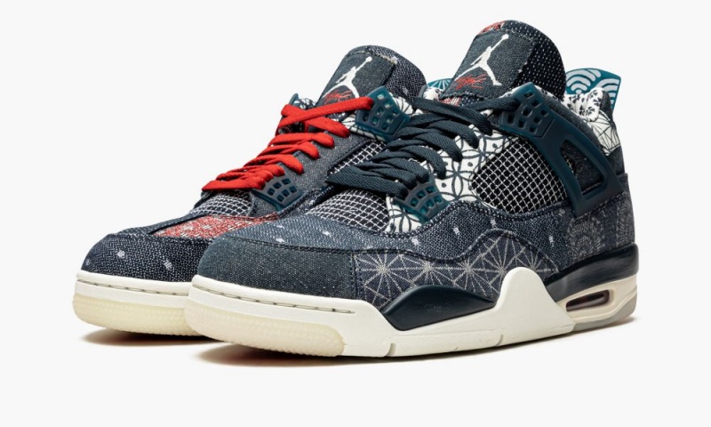 Nike Air Jordan 4 Retro SE 'Sashiko' Schoenen Heren Grijs Nederland | 273189-VFZ