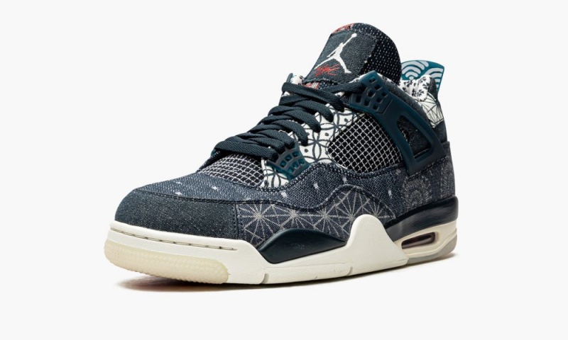 Nike Air Jordan 4 Retro SE 'Sashiko' Schoenen Heren Grijs Nederland | 273189-VFZ