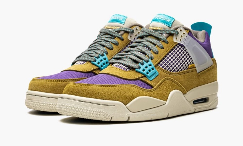 Nike Air Jordan 4 Retro SP 'Union 30th Anniversary - Desert Moss' Schoenen Heren Geel Turquoise Blauw Nederland | 431562-PST
