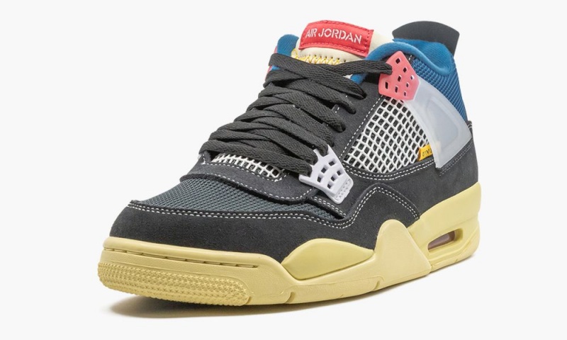 Nike Air Jordan 4 Retro SP 'Union - Off Noir' Schoenen Heren Blauw Donker Nederland | 213704-QUC