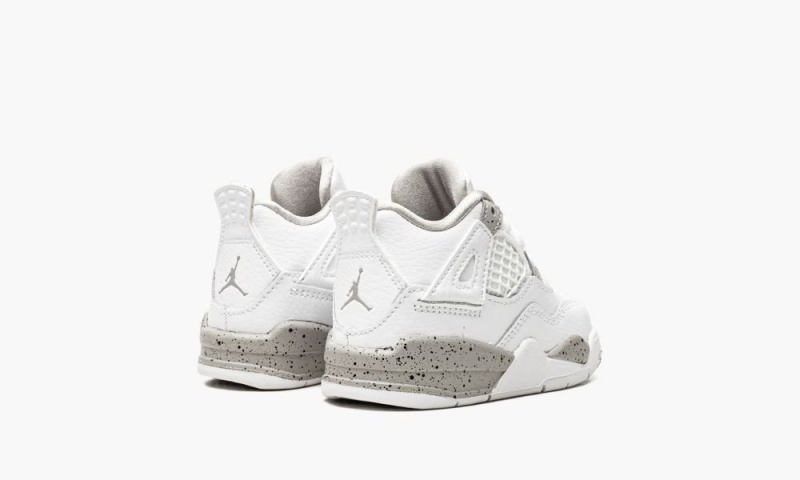 Nike Air Jordan 4 Retro TD 'White Oreo' Schoenen Kinderen Wit Grijs Nederland | 392675-XNP