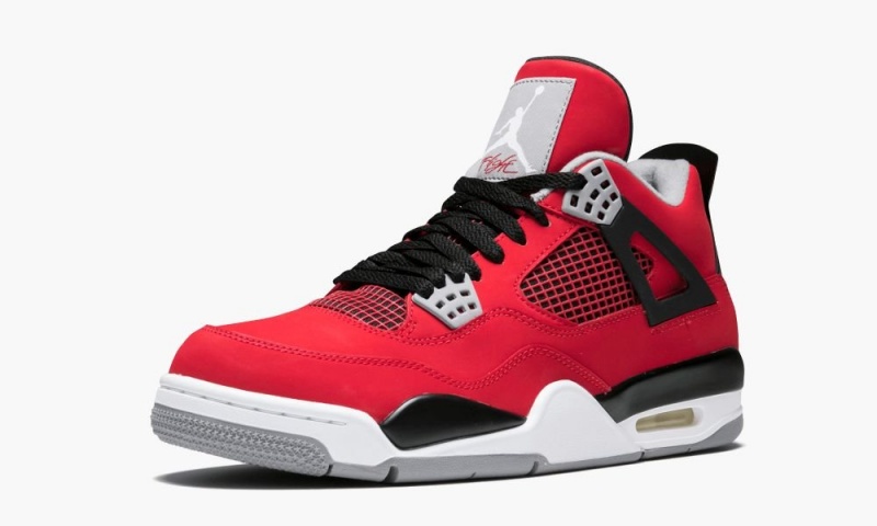 Nike Air Jordan 4 Retro 'Toro Bravo' Schoenen Heren Rood Wit Zwart Grijs Nederland | 725860-CVW